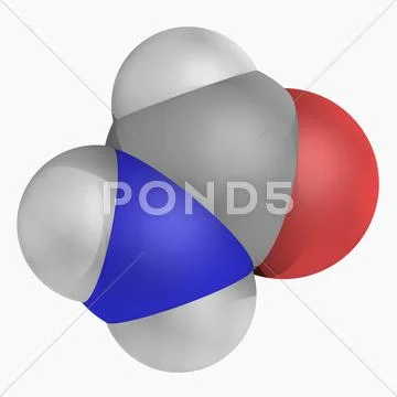 Formamide molecule Stock Illustration