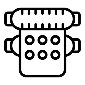 Format offset icon outline vector. Data office Stockillustratie