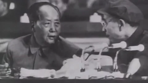 The formation and development of communism in China. 70's  (207) Stock Footage 266943579