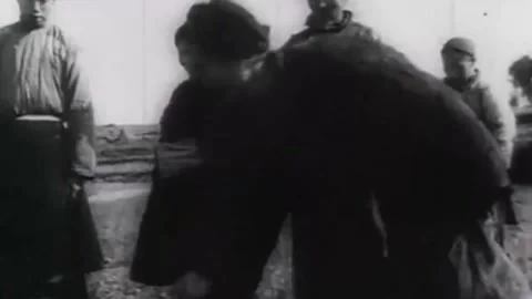 The formation and development of communism in China. 70's  (36) Stock Footage 266943660