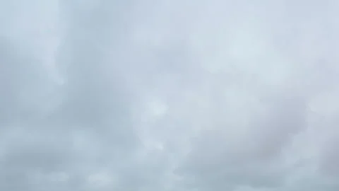 Formation and movement of white clouds of different shapes in the blue sky Stock Footage 94897362