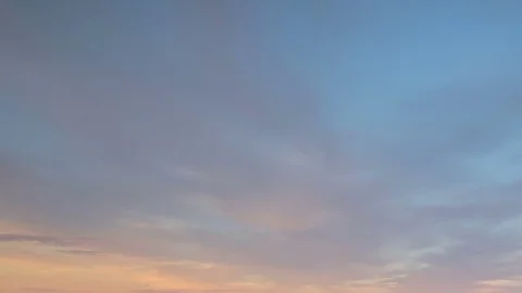 Formation and rapid movement of white clouds of different shapes in the blue sky Stock Footage 77733648