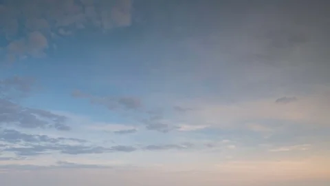 Formation and rapid movement of white clouds of different shapes Stock Footage 85463410