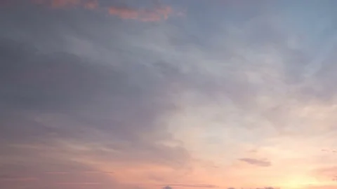 Formation and rapid movement of white clouds of different shapes Stock Footage 85463707