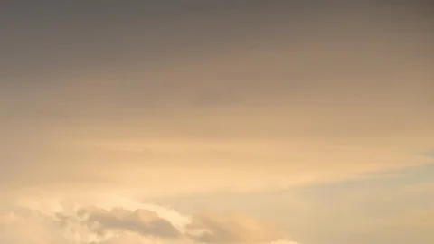 Formation and rapid movement of white clouds of different shapes in the blue sky Stock Footage 103378417
