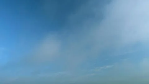Formation cloud sky scape. Various layers of clouds move in different directions Stock Photos