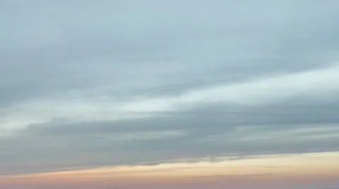 The formation of clouds over autumn endless green fields of grass Stock Footage 67746017