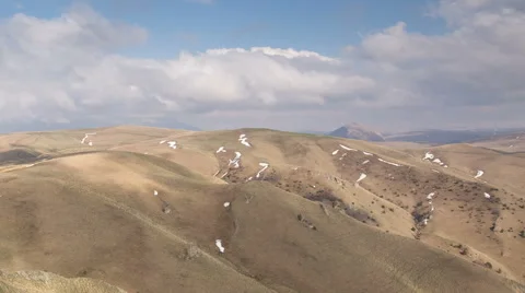 The formation  of clouds up to the slopes of the mountains of Caucasus 스톡 동영상 66729503