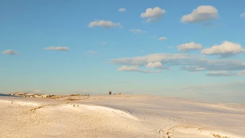 Formation of clouds in the winter in the Caucasus Mountains above the Elbrus Stock Footage 74105930