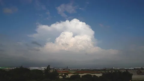 Formation of cumulus. Stock Footage 219557892