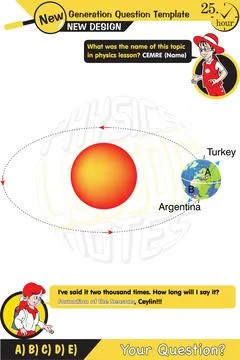 Formation of the seasons Stock Illustration