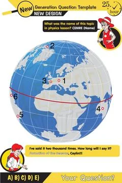 Formation of the seasons Stock Illustration