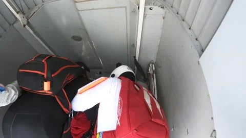 Formation skydiving Video stock 136168988