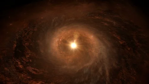 Formation of Star Stock Footage 123432156