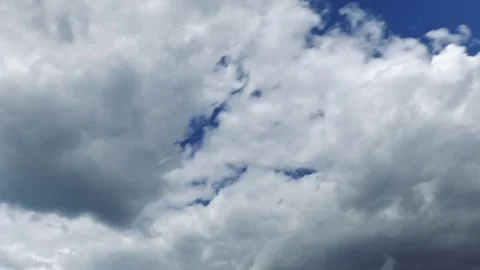 Formation of storm clouds moving over sky Stock Footage 77810623