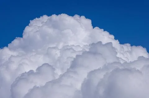 Formation of thunderclouds in mountainous areas Stock Photos