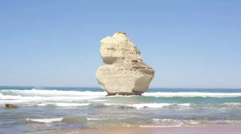 Formation from the Twelve Apostles Stock Footage 52458673