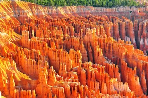 Formations at bryce canyon ampitheater Foto stock