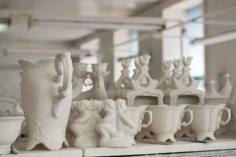 Formed clay ware Stock Photos