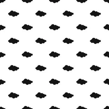 Formed cloud pattern seamless vector 스톡 일러스트