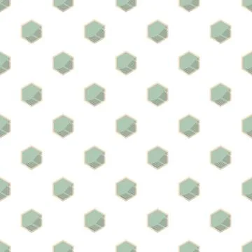 Formed postage stamp pattern seamless vector 库存插图