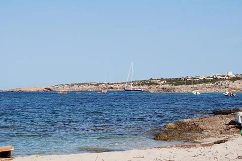 Formentera beach Stock Photos