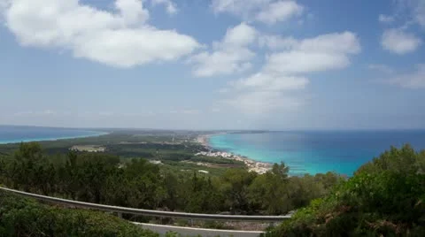 Formentera paradise beach Video stock 11147502
