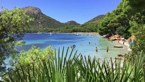 Formentor beach Stock Footage 72501248