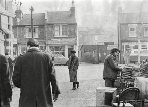 Former Beatle Actor Ringo Starr On Set Of Film At St Margarets Middlesex Outside Stock Photos