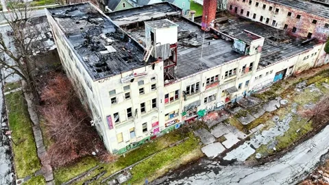 Former Bread Factory - Syracuse, NY Video stock 335735206