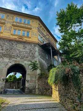 Former Bregenz castle in Bregenz upper town - Oberstadt Stock Photos