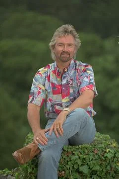Former Dj Now Televison Presenter Noel Edmonds Pictured At Their Home In Devon.  Stock Photos