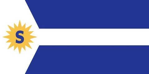 Former flag of Spokane city vector illustration イラスト素材