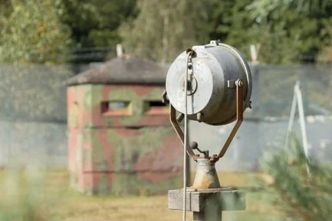 At the former inner german border Stock Photos