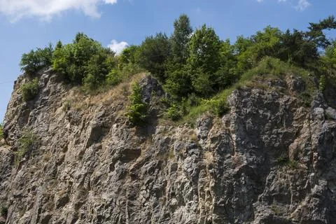 Former limestone quarry and current nature reserve Kadzielnia Foto stock