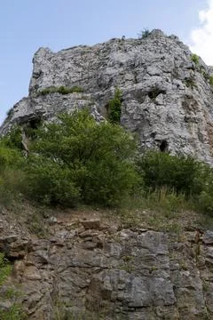 Former limestone quarry and current nature reserve Kadzielnia Stock Photos