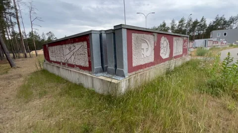 Former military soviet army base Stock Footage 246541017