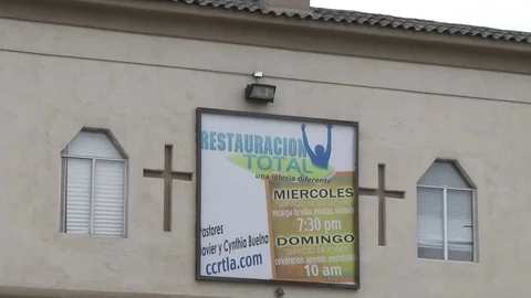 THE FORMER MOSQUE IN LOS ANGELES ESTABLISHED BY MALCOLM X Stock Footage 81381774