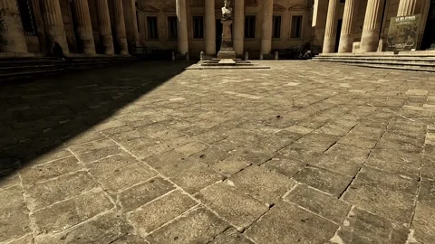 Former Palmieri Boarding School in Lecce, Puglia, Italy Stock Footage 315969255