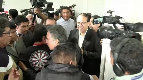 Former Peruvian presidential candidate Sánchez calls for Castillo's release base Stock Footage 339494128