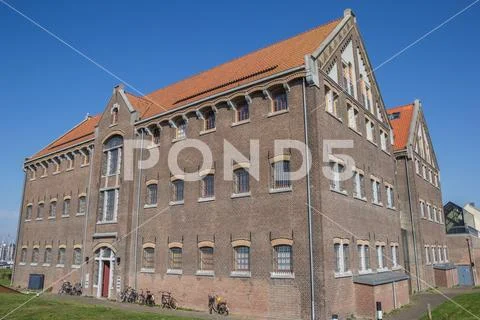 Former prison building on the Oostereiland in Hoorn ~ Hi Res #72273138