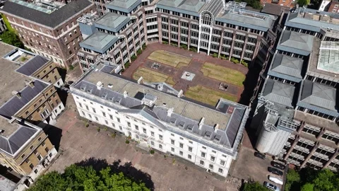 Former Royal Mint Site Proposed as the New Chinese Embassy Stock Footage 343468276