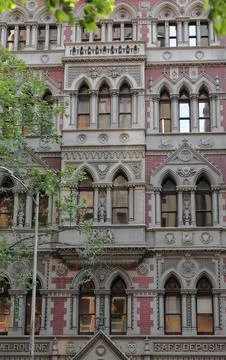 Former Safe Deposit Building-Gothic Revival style, by William Pitt-Melbourne-AUS Stock Photos