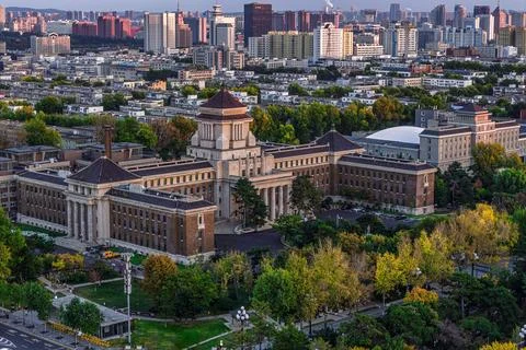 Former site of the State Council of the Puppet State of Manchukuo Stock-Fotos