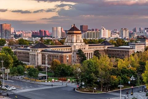 Former site of the State Council of the Puppet State of Manchukuo Foto stock