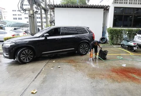 Former Thai MP arrested after allegedly shooting official and driver in Nonthabu Stock Photos