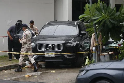 Former Thai MP arrested after allegedly shooting official and driver in Nonthabu Stock Photos