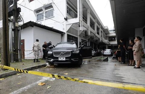 Former Thai MP arrested after allegedly shooting official and driver in Nonthabu Stock Photos