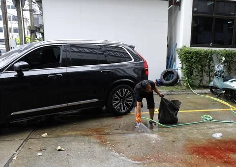 Former Thai MP arrested after allegedly shooting official and driver in Nonthabu Stock Photos
