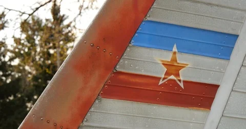 Former Yugoslavia Flag 스톡 동영상 114663201